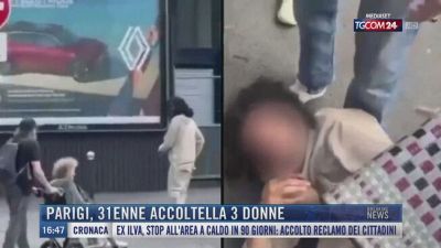Breaking News delle 16.00 | Parigi, 31enne accoltella 3 donne