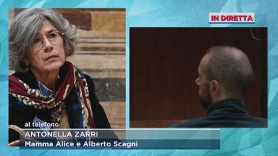 Al telefono Antonella Zarri, mamma di Alice e Alberto Scagni