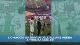 Muller saluta il Bayern: omaggio da brividi