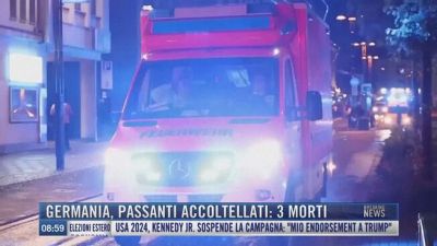 Breaking News delle 9.00 | Germania, passanti accoltellati: 3 morti