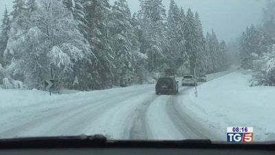 Pioggia e neve sull'Italia