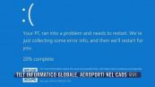 Breaking News delle 21.30 | Tilt informatico globale, aeroporti nel caos