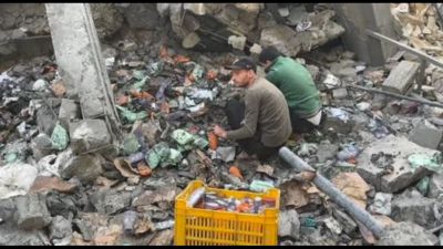 Raid aereo a Khan Younis, distrutto un intero edificio