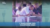Il suo cavallo vince la gara: Jokic in lacrime