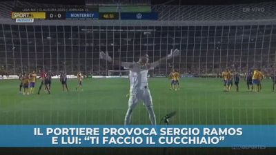 Il portiere provoca Sergio Ramos. E lui: "Ti faccio il cucchiaio"