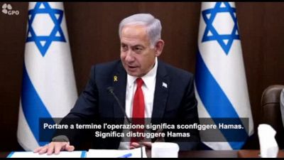 Netanyahu: "Nei prossimi giorni nella Striscia per sconfiggere Hamas"