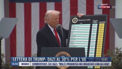 Breaking News delle 17.00 | Lettera di Trump: dazi al 30% per l'Ue