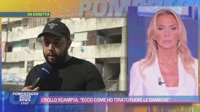 Crollo Scampia: "Ecco come ho tirato fuori le bambine"