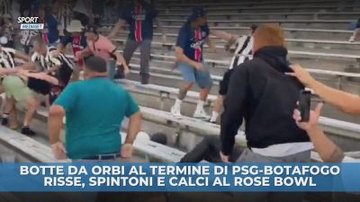 PSG-Botafogo: botte da orbi tra i tifosi