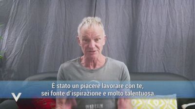 Giordana Angi e il saluto di Sting