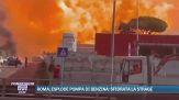 Roma, esplode pompa di benzina: sfiorata la strage