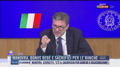 Breaking News delle 14.00 | Manovra, bonus bebè e sacrifici per le banche