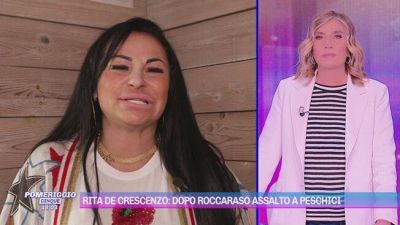 Rita De Crescenzo: dopo Roccaraso assalto a Peschici