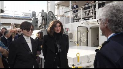 Ricerca, Bernini visita la nave oceanografica del Cnr "Gaia Blu"