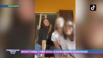 Neonati Parma, i video social di Chiara durante la gravidanza