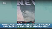 Quando il tifoso scappa dal set!