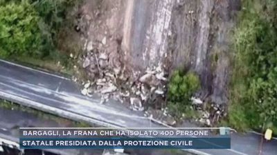 Bargagli, la frana che ha isolato 400 persone