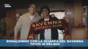 Ronaldinho tifa Ravenna? La foto con la sciarpa fa impazzire i social. Svelato il motivo