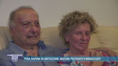 Pisa, rapina in abitazione: anziani picchiati e minacciati