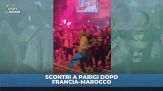 Scontri a Parigi dopo Francia-Marocco