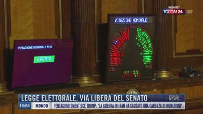Breaking News delle 17.00 | Legge elettorale, via libera del Senato