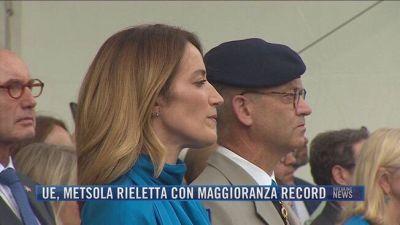 Breaking News delle 14.00 | Ue, Metsola rieletta con maggioranza record