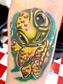 Focacci Tattoo & Piercing - Tartaruga cartone animato tattoo