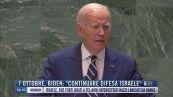 Breaking News delle 14.00 | 7 ottobre, Biden: "Continuare difesa Israele"