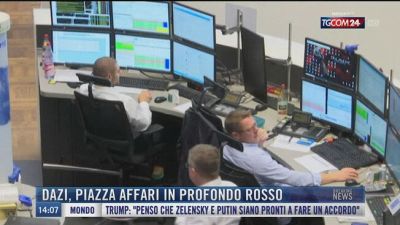 Breaking News delle 14.00 | Dazi, Piazza Affari in profondo rosso