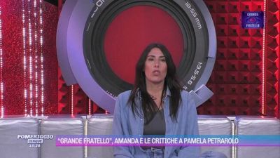 "Grande Fratello", Amanda e le critiche a Pamela Petrarolo
