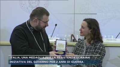 Italia, una medaglia per la resistenza ucraina