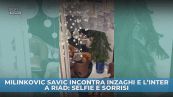 Milinkovic Savic incontra Inzaghi e l'Inter a Riad. Selfie e sorrisi