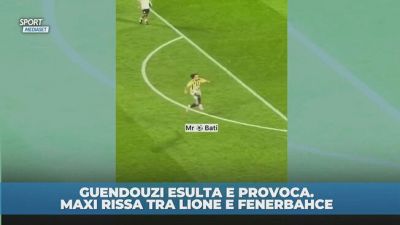 Maxi rissa sul finale di Lione-Fenerbahce