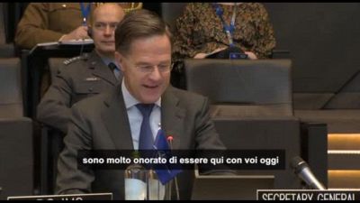 Nato, Rutte: "Benvenuto all'ammiraglio Cavo Dragone"
