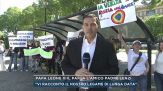 Pierina, in corso la manifestazione a sostegno di Louis
