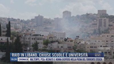Breaking News delle 16.00 | Raid in Libano, chiuse scuole e università