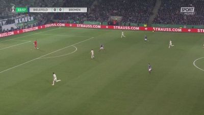 Arminia Bielefeld-Werder Brema 2-1"