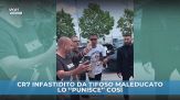 CR7 infastidito da un tifoso maleducato