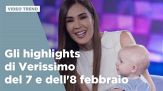 Gli highlights di Verissimo del 7 e dell'8 febbraio