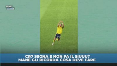 CR7 non fa il siuuu, la mossa di Mané