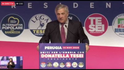 Umbria, Tajani: difendere il voto durante spoglio, li conosciamo bene