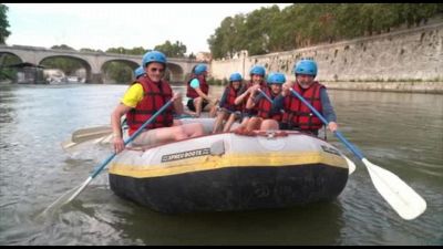 Roma, rafting sul Tevere per scoprire la città dal fiume