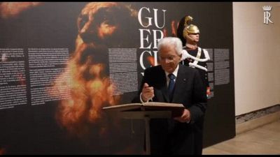 Guercino alle Scuderie del Quirinale, Mattarella visita la mostra