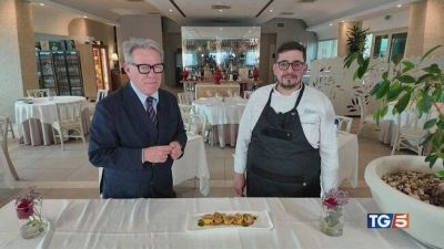 Tortello con ricotta di pecora e tartufo bianchetto
