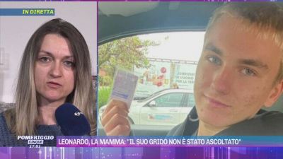 Leonardo Calcina, la mamma: "Il suo grido non è stato ascoltato"