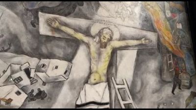 A Roma la "Crocifissione Bianca" di Chagall per Giubileo di speranza