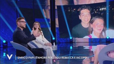 Enrico Papi: "L'amore per i figli Rebecca e Iacopo"