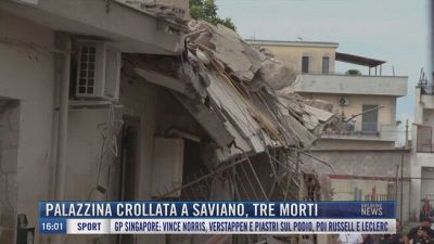 Breaking News delle 16.00 | Palazzina crollata a Saviano, tre morti