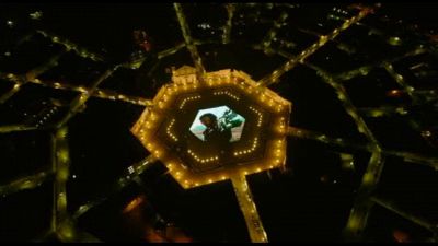 A Palmanova un'istallazione luminosa dedicata a "Thunderbolts"