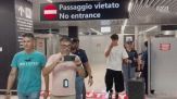 L'arrivo di Diogo Leite a Fiumicino